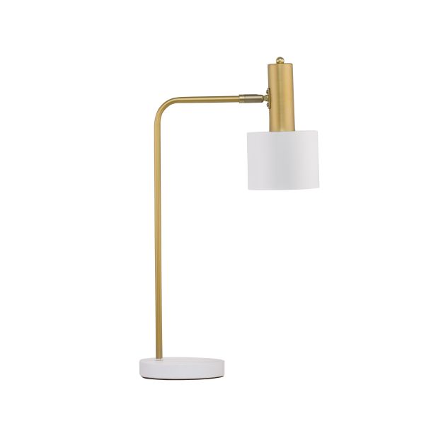 Nova Luce Paz - lampe à poser - 60 cm - or et blanc