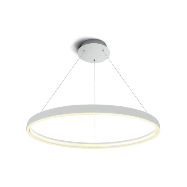 ONE Light LED Suspension Rings - lampe suspendue - Ø 70 x 154 cm - 19W LED incl. - blanc