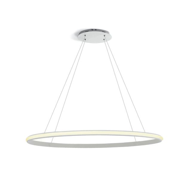 ONE Light LED Suspension Rings - lampe suspendue - Ø 100 x 150 cm - 25W LED incl. - blanc