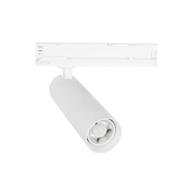 Nova Luce Monvel - Spot sur rail triphasé - 22,4 x 6 x 20 cm - 30W LED incl. - blanc sable