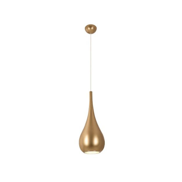 Maxlight Drop - lampe suspendue - Ø 20 x 120 cm - or mat