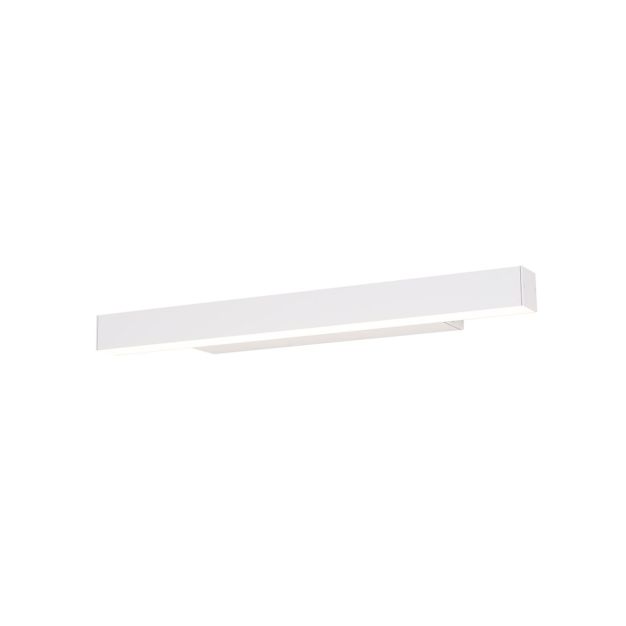 Maxlight Linear - applique murale - 57 x 10 x 4,5 cm - 18W LED incl. - IP44 - blanc