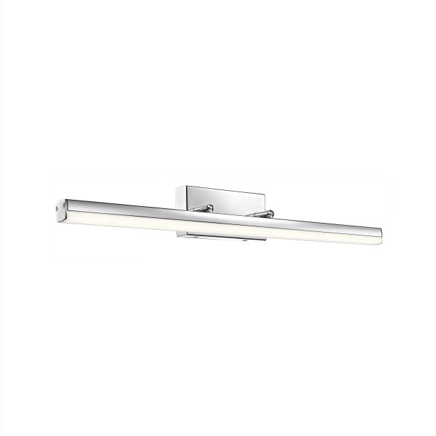 Nova Luce Vanese - miroir lumineux - 63 x 7,5 x 7,5 cm - 18W LED incl. - IP44 - chrome