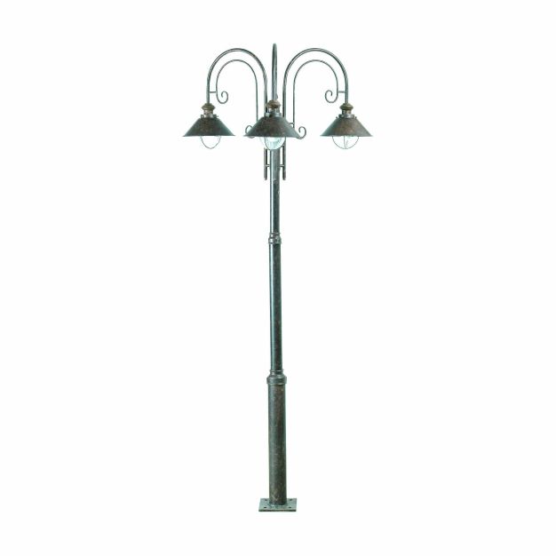 Faro Nautica - lampadaire - 95 x 18,5 x 225 cm - IP33 - brun rouille