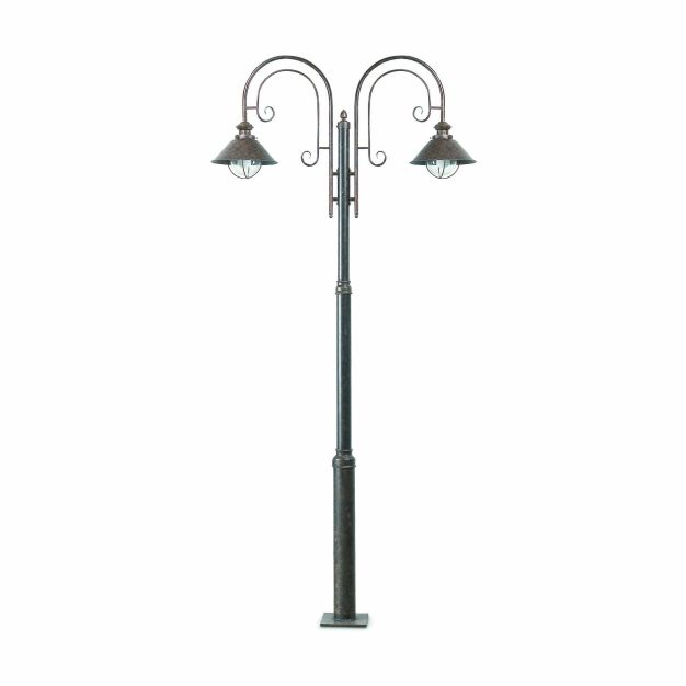 Faro Nautica - lampadaire - 108 x 18,5 x 225 cm - IP33 - brun rouille