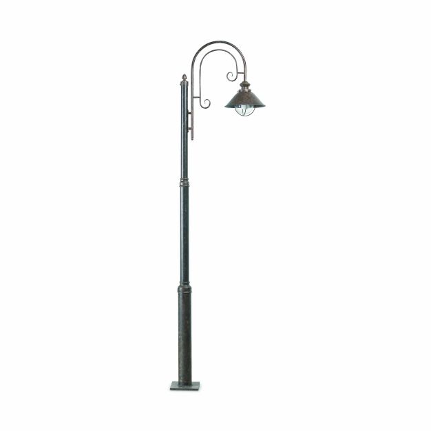 Faro Nautica - lampadaire - 56 x 18,5 x 220 cm - IP33 - brun rouille