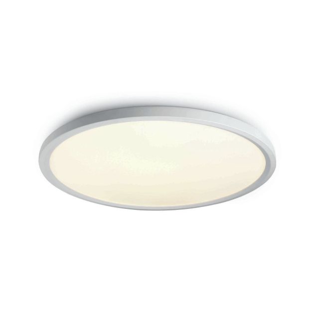 ONE Light Ultra Slim LED Floating Plafo - plafonnier - Ø 60 x 5,5 cm - 60W LED incl. - blanc - couleur de lumière blanc chaud