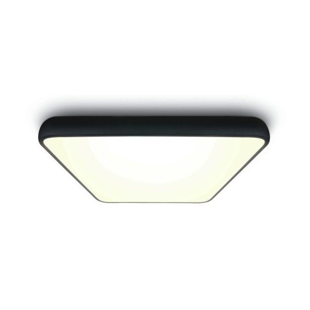 ONE Light LED Slim Line Plafo - plafonnier - 64 x 64 x 9 cm - 62W LED incl. - noir