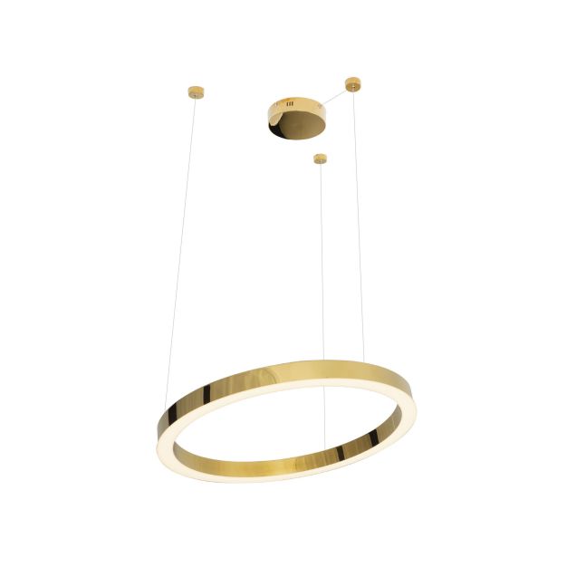 Maxlight Luxury - lampe suspendue - Ø 70 x 250 cm - 43W LED dimmable incl - gold