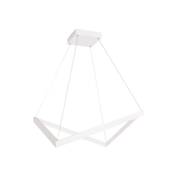 Maxlight Origami - lampe suspendue - 55 x 52 x 150 cm - 40W LED incl. - blanc