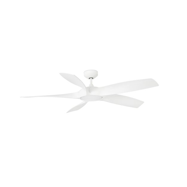 Faro Cocos - ventilateur de plafond avec lumière et télécommande - Ø 137 cm - 20W LED incl. - blanc