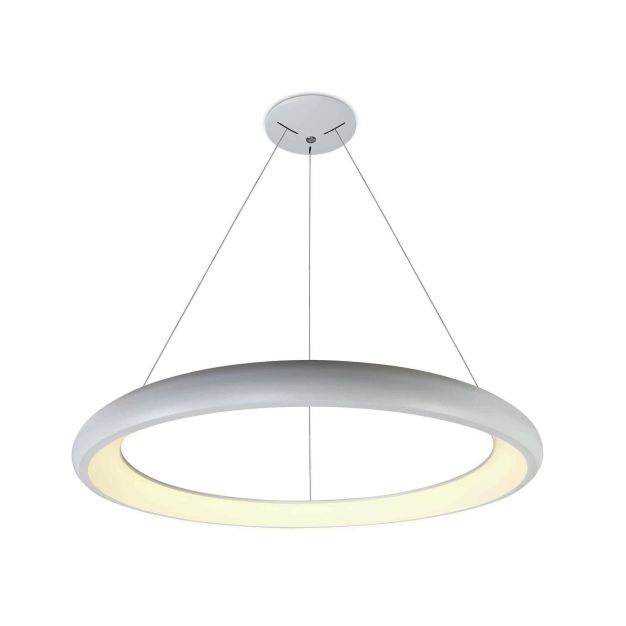 ONE Light LED Suspension Rings - lampe suspendue - Ø 61 x 120 cm - 50W LED incl. - blanc