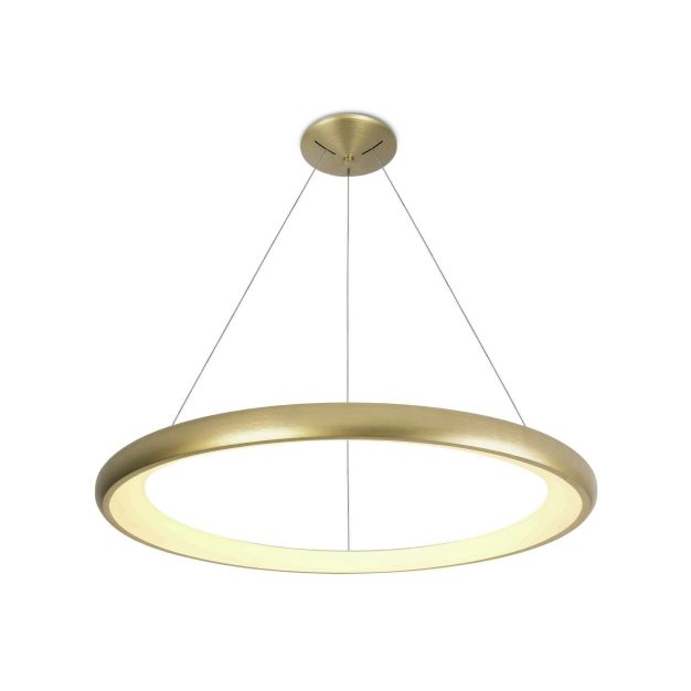 ONE Light LED Suspension Rings - lampe suspendue - Ø 61 x 120 cm - 50W LED incl. - laiton brossé