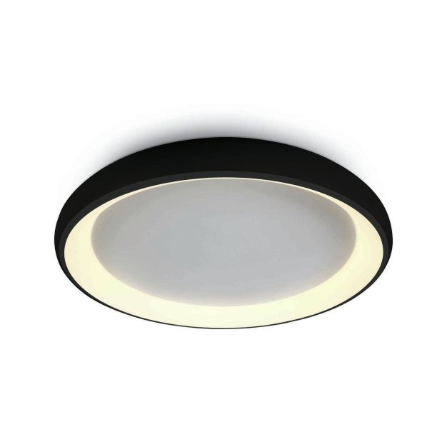 ONE Light LED Decorative Plafo - plafonnier - Ø 61 x 8,5 cm - 50W LED incl. - noir