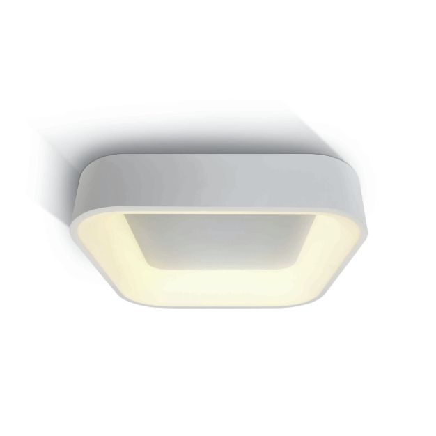 ONE Light LED Decorative Plafo Square - plafonnier - 45 x 45 x 11 cm - 38W LED incl. - blanc