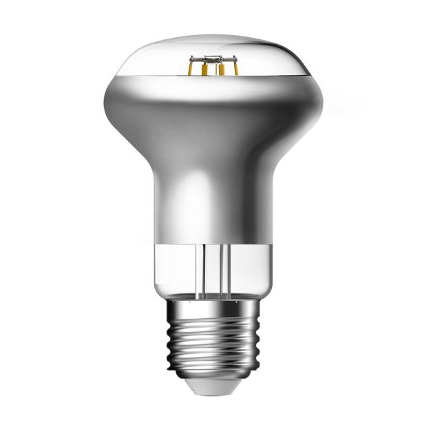 Ampoule LED - E27 - R63 - 3,4W - blanc chaud