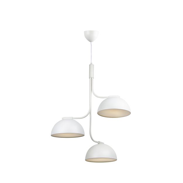 Design for the People Tullio - lampe suspendue - Ø 60 x 382 cm - blanc