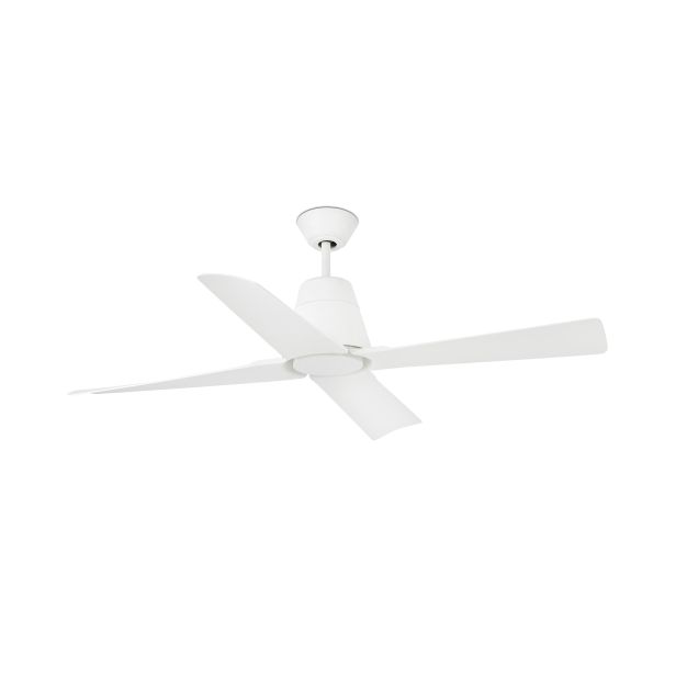 Faro Typhoon - ventilateur de plafond avec télécommande - ventilateur intelligent - Ø 130 cm - IP44 - blanc