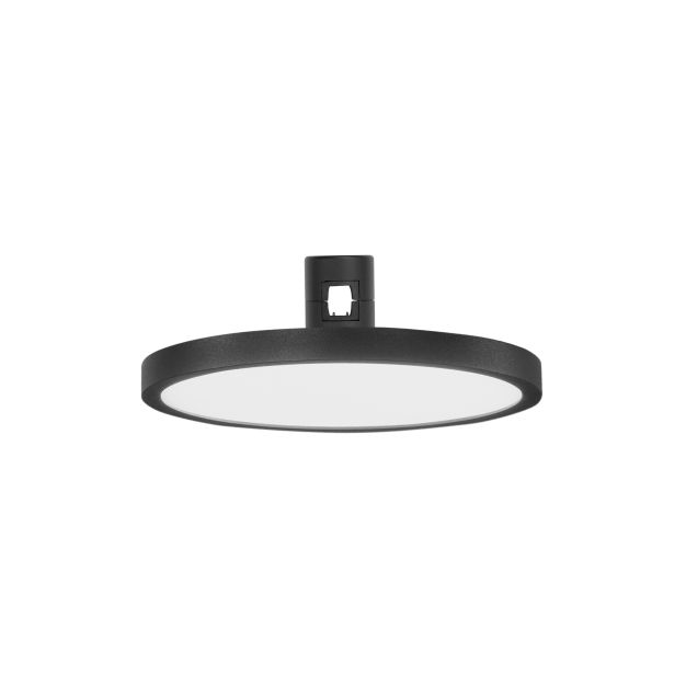 Nova Luce Art - light point système de rail magnétique - Ø 16 x 5 cm - 15W LED incl. - noir sable