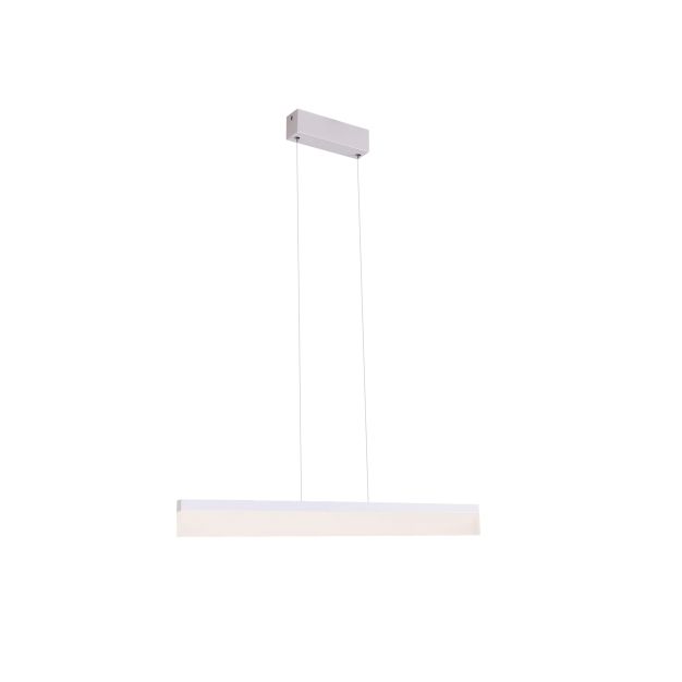 Maxlight Rapid - lampe suspendue - 59 x 5,5 x 150 cm - 18W LED dimmable incl - blanc