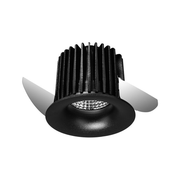 Nova Luce Gema - spot encastrable - Ø 82 mm, Ø 75 mm encastrable - 10W LED incl. - noir