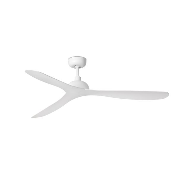 Faro Gotland - ventilateur de plafond avec télécommande et minuterie - ventilateur intelligent - Ø 132 cm - blanc mat