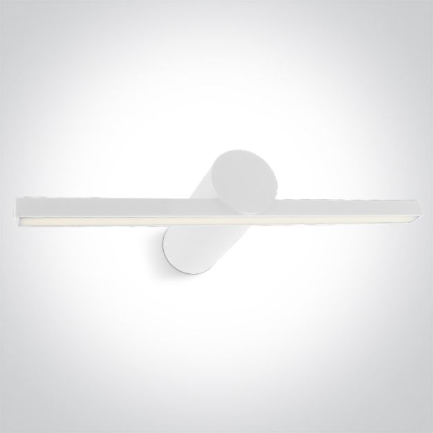 ONE Light Slim Mirror Lights - lumière miroir - 30 x 13 x 5 cm - 8W LED incl. - IP44 - blanc