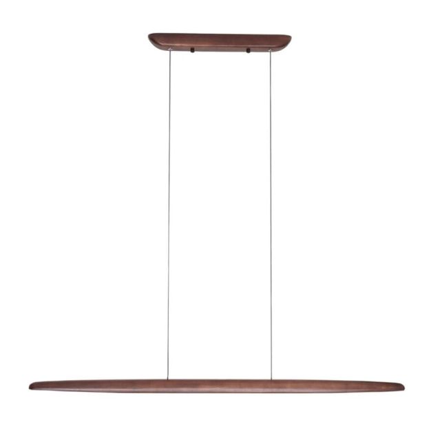 Maxlight Woody - lampe suspendue - 130 x 170 cm - 25W LED incl - brun foncé