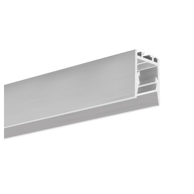 KLUS PDS-ZMG - Profilé LED pour un faisceau plus étroit - 1,66 x 2,2 cm - argent anodisé