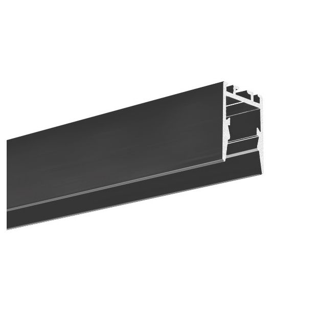 KLUS PDS-ZMG - Profilé LED pour un faisceau plus étroit - 1,66 x 2,2 cm - noir