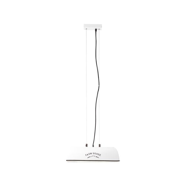 Brilliant Farm Life - lampe suspendue - 41 x 23 x 110 cm - blanc