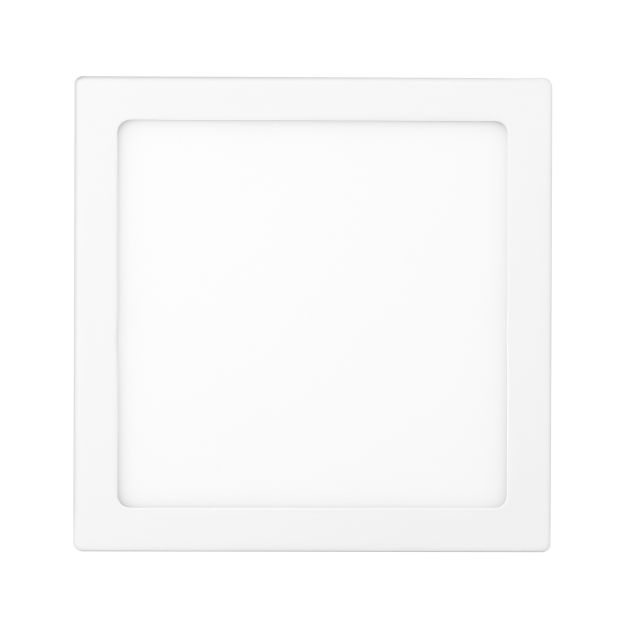 Nova Luce Panel - spot encastré - 23 x 23 x 3 cm - 18W LED incl. - blanc - couleur de lumière blanc froid