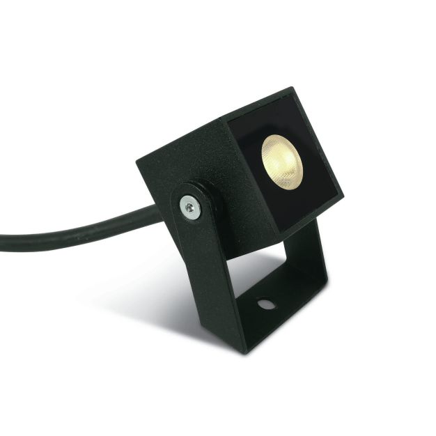 ONE Light Garden Square Spots - spot de sol extérieur - 4 x 4 x 6 cm - 1W LED incl. - IP65 - anthracite