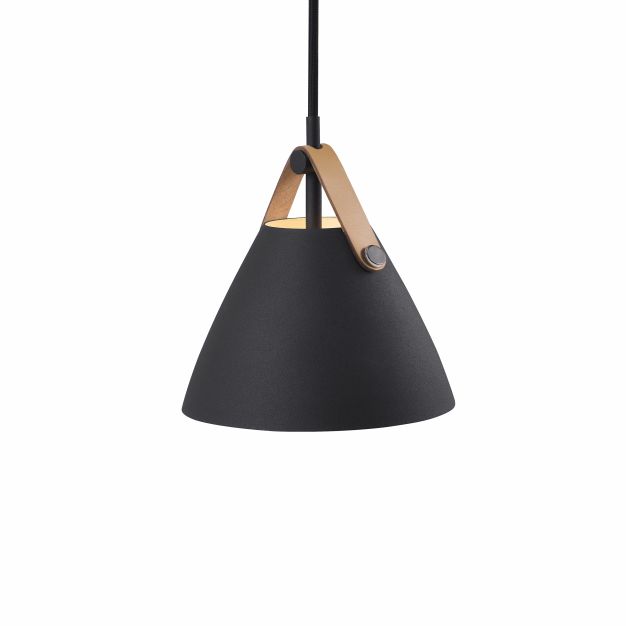 Design for the People Strap 16 - lampe suspendue - Ø 16,5 x 324,55 cm - noir