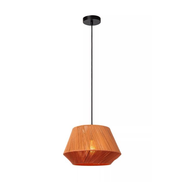 Lucide Jessica - lampe suspendue - Ø 30 x 154,5 cm - terre cuite