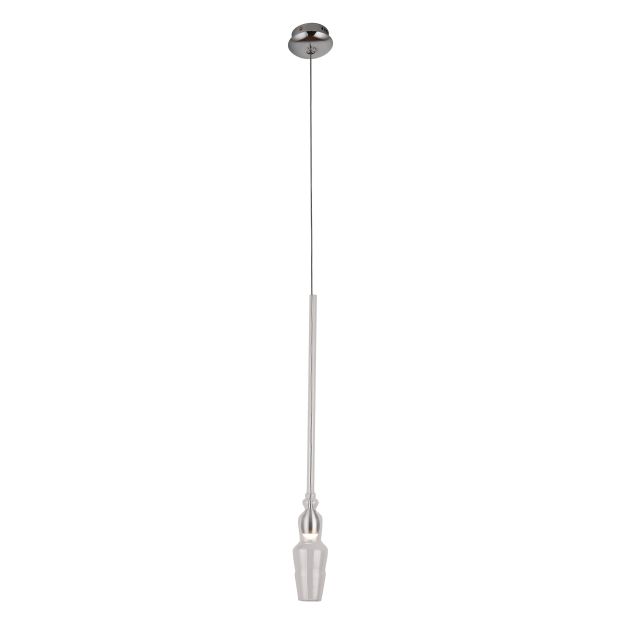 Maxlight Murano - lampe suspendue - Ø 7 x 190 cm - 3W LED incl - chrome