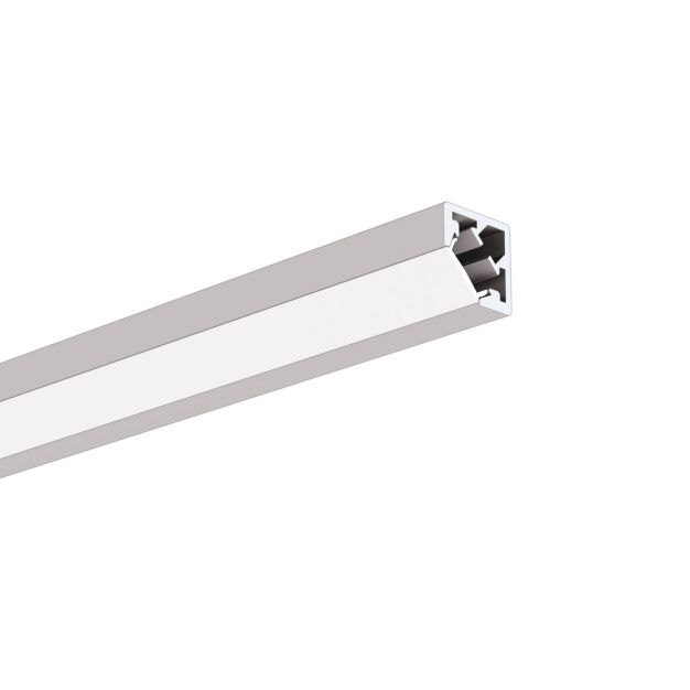 Klus KUBIK-45 - Profilé LED - 1,6 x 1,1 cm - longueur 100cm - argent anodisé