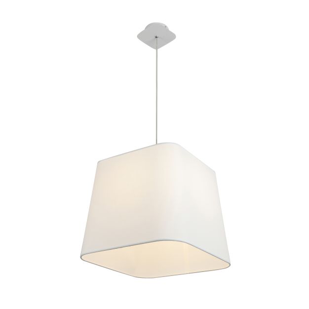 Maxlight Boston - lampe suspendue - Ø 40 x 150 cm - blanc