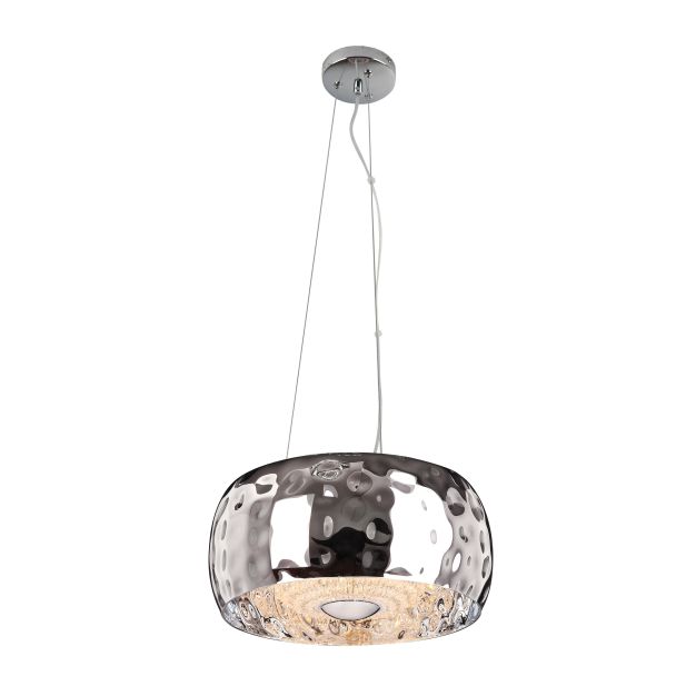 Maxlight Energy - lampe suspendue - Ø 40 x 147 cm - chrome