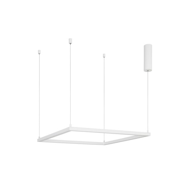 Nova Luce Eterna - lampe suspendue - 75 x 75 x 120 cm - 40W LED dimmable incl - blanc sable