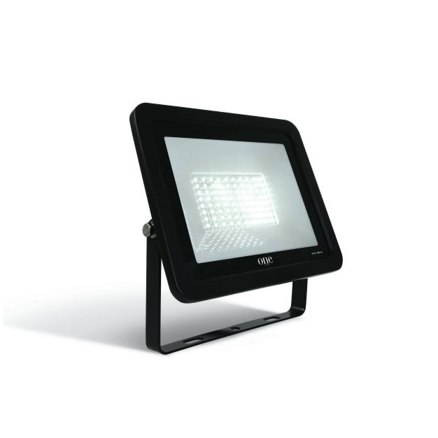 ONE Light AC LED Floodlights - projecteur - 23 x 3 x 18 cm - 50W LED incl. - IP65 - noir - couleur de lumière blanche