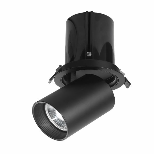 Nova Luce Juno - spot - Ø 9,6 x 21 cm - 15W LED incl - noir