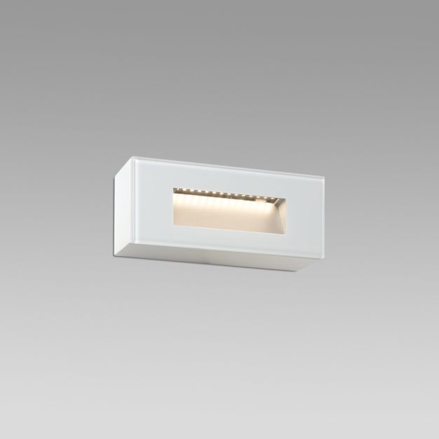 Faro Dart - applique encastrée - 19 x x 3,6 x 8 cm - 5W LED incl. - IP65 - blanc mat