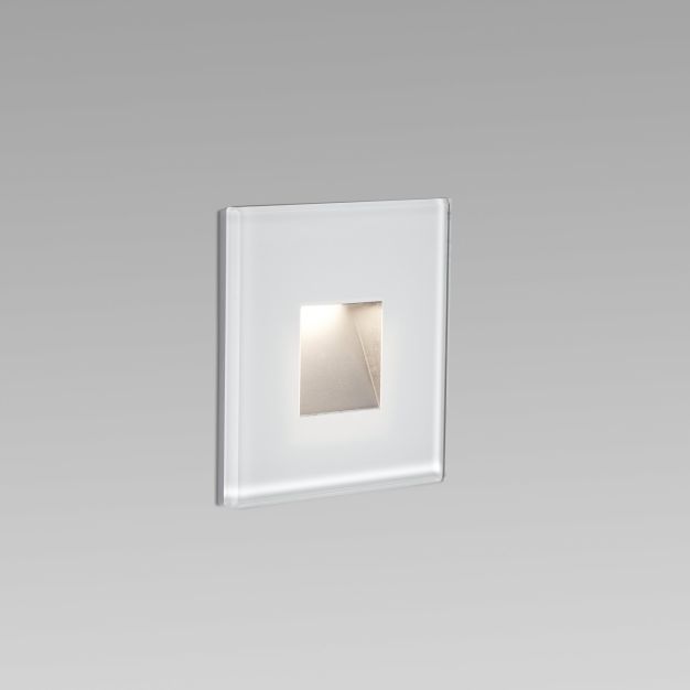 Faro Dart - applique encastrée - 8 x 3,6 x 8 cm - 2W LED incl. - IP65 - blanc mat