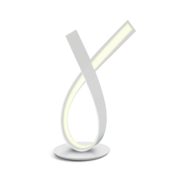 ONE Light Ribbon - lampe de table - Ø 16 x 36 cm - 10W LED incl - blanc