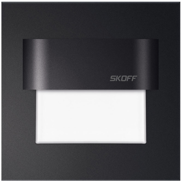 Skoff Tango Stick LED - applique murale en saillie - 73 x 73 mm - noir - 10V - 3000K