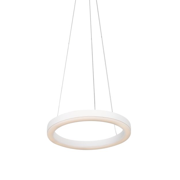 Maxlight Angel - lampe suspendue - Ø 30 x 150 cm - 16W LED incl - blanc