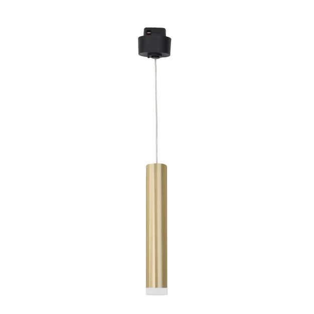 Nova Luce Jazz - lampe suspendue pour système de profilés magnétiques - Ø 3 x 150 cm - 15W LED incl. - laiton satiné