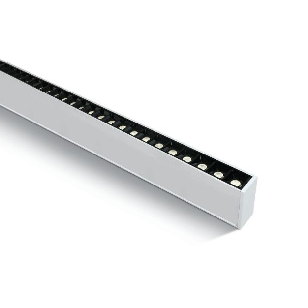 ONE Light LED Linear Profiles - plafonnier/pendentif - 130 x 7 x 3,5 cm - 40W LED incl. - blanc - couleur de lumière blanc chaud