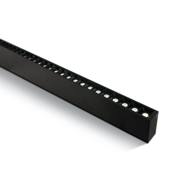 ONE Light LED Linear Profiles - plafonnier/ suspensions - 130 x 7 x 3,5 cm - 40W LED incl - noir - couleur de lumière blanche